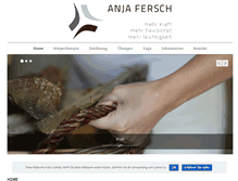 Tablet Screenshot of anja-fersch.de